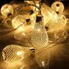 PESCA Metal Drop String Lights for Indoor Outdoor Decoration Diwali Light for Party Birthday Diwali Christmas Navratri Valentine Gift Home Decoration Light (3 Meter 14 LED, Warm White) view 2