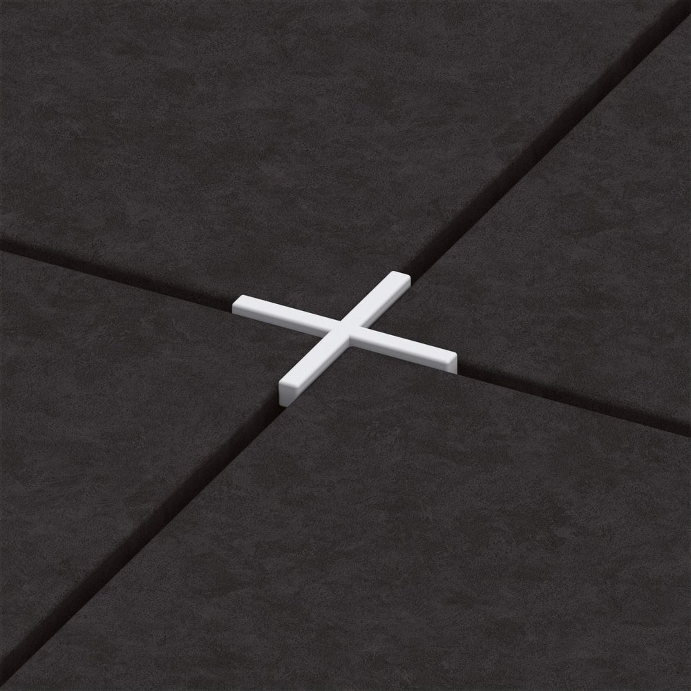 ARBO Tile Spacer/Tile Levelling System Plastic Use for Wall & Floor Tiles | 2mm | 3mm | 4mm | 5mm | Pack of (200, 2 mm)