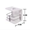 Crotomak Acrylic Toothbrush Holder with Wall Mount for Bathroom/Home/Hotels (Milky White) view 4