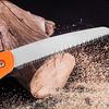CTM TOOLS Combo of Steel Edge Sharpen Teeth Pruning Saw and Shock Proof 1/2lb Shaft Rubber Grip Claw Hammer view 2