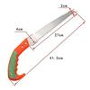 CTM TOOLS Combo of Steel Edge Sharpen Teeth Pruning Saw and Shock Proof 1/2lb Shaft Rubber Grip Claw Hammer view 3