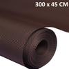 MORE BUY Multipurpose Diamond Textured Super Strong Anti-Slip Mat Liner for Fridge/Kitchen/Drawer/Table/Refrigerator/Bathroom/Book Shelf (Size: 45X300cm, 3 Meter Roll) (Brown) view 4