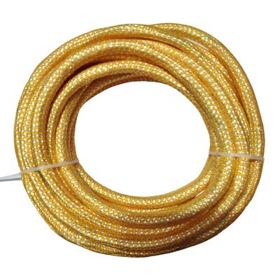 INDRICO Cotton Wrapped Heavy 3 Core Copper Wire- 40/36 (Colour May Vary) (15 Meter)