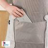 pepplo 1 PCS Cooking Apron Chef Apron,Waterproof and Oil-Proof Cooking Kitchen Apron with Pockets, Suitable for Men and Women, Coral Velvet Towel Stitched (Green) view 4