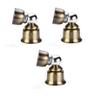 Nixnine Stainless Steel Bell Heavy Duty Magnetic Door Stopper Door Catcher Door Magnet, Door Stopper, Wall Mount Door Stopper for Home, Office (Antique Brass Finish) Pack of 3, view 1