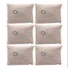 House of Quirk Polyester Throw Pillow Case Cushion Cover Home Sofa Decorative Cover Only, No Insert (16.5x16.5 inch, Pink, Jumbo) -Pack of 6 view 1