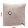 House of Quirk Polyester Throw Pillow Case Cushion Cover Home Sofa Decorative Cover Only, No Insert (16.5x16.5 inch, Pink, Jumbo) -Pack of 6 view 3