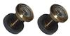 Steel Gold Antique Brass Finish Main Door Lens 180 Degree Door Eye Viewer for Home/Office/Multipurpose (Pack of 2, Gold) view 1