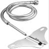 Acetap Stainless Steel Butterfly Jet Spray for Toilet/Bidet  1m Heavy PVC Hose, Hands-Free Operation with Mounting Bracket Pack of 1 view 1