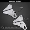 Acetap Stainless Steel Butterfly Jet Spray for Toilet/Bidet  1m Heavy PVC Hose, Hands-Free Operation with Mounting Bracket Pack of 1 view 4