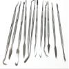 zhart Stainless Steel Wax Carving Tools Double Ended Spatulas/Carvers (9oz, Silver) - Set of 12 view 1