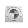 Viking SS430 Drain Cover-Grate with Stainless Steel 430 Length 200mm (8) & Width 200mm (8) Brushed, Suitable for Bathroom, Swimming Pool, Efficient Water Drainage view 1