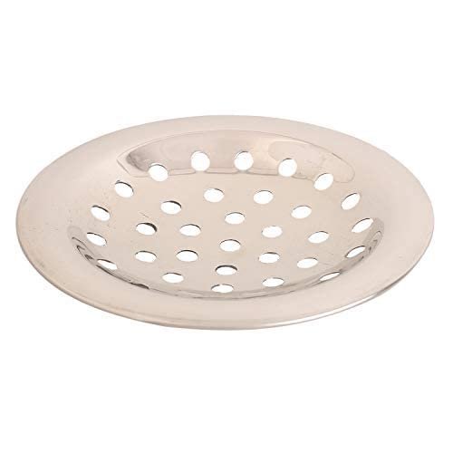 Rudraksha Steel Bidding Bathroom Jali/Floor Drain Cover 5"x5" Pack of 2
