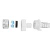 Rudraksha Faucet Water Tap Adapter for Fully Automatic Washing Machine Inlet Hose -Blue Pack of 1 view 3