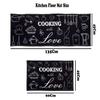 AAZEEM Kitchen Floor Mat & Runner with Anti Skid Backing, Set of 2 (40 x 120 & 40 x 60 cm) view 2