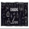 AAZEEM Kitchen Floor Mat & Runner with Anti Skid Backing, Set of 2 (40 x 120 & 40 x 60 cm) view 3