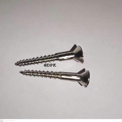 DPK Hardware Stainless Steel Shaved Head Screw for Woods 65 X 10 mm Pack of 200
