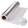 LOMESH Aluminium foil Sticker,Oil Proof Anti-fouling Heat Resistant Kitchen Back Splash Self-Adhesive Crop able Wallpaper Wall Sticker for Kitchen Wall Desk Drawer -2 mtr (Silver, Pack of 2) view 1