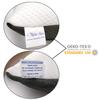Livasto Premium Pillow (Pack of 1) - Luxury Plush Bed Pillows (Adjustable Height) - 27"x17" - 350 GSM Breathable Fabric, Virgin Fiber (Grey and White) view 4