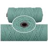 DK Craft Touch Twisted Macrame Pure Cotton Cord for Macrame DIY and Other Projects (Water Green, 4 mm 100 metre) view 2