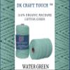 DK Craft Touch Twisted Macrame Pure Cotton Cord for Macrame DIY and Other Projects (Water Green, 4 mm 100 metre) view 3