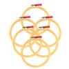 Elegant Casa Wooden Embroidery Hoop Ring Frame Set of 4inch X 6 Pcs for Cross Stitch Craft, Sewing Tool, Adjustable Handy Sewing Circle for Needle Art & Design Size 4 Inch, Total 6pcs view 1