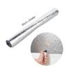 LOMESH Aluminium foil Sticker Wallpaper Wall Sticker,Oil Proof Anti-fouling Heat Resistant Kitchen Back Splash Self-Adhesive Crop able for Kitchen Wall Desk Drawer -2 mtr (Silver, Pack of 2) view 4