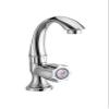 Nixnine Mak ABS Plastic Water Tap Pillar Sink Cock Tap for Kitchen Sink Tap, Bathroom Wash Basins, Hot & Cold Water/ (1/2 Inch ? 15mm) (Chrome) Pack of 2 view 1