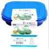 Fresco Square Microwave Safe Container Set, Utility Box. 2000 ml, 1000 ml, 800 ml,400 ml (Pack of 4) (Blue) view 3