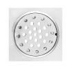 New Ware Square 6 x 6 Inch Stainless Steel Bathroom Jali with Trap, Chrome Finish Floor Drain Grating for Efficient Water Drainage view 1
