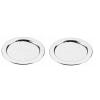 NEW WARE (Pack of 2) 5 Inch Round Lock Stainless Steel Bathroom Jali/Trap | Chrome Finish Water Drain Grating | Rust-Resistant Floor Drain view 1