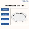 NEW WARE (Pack of 2) 5 Inch Round Lock Stainless Steel Bathroom Jali/Trap | Chrome Finish Water Drain Grating | Rust-Resistant Floor Drain view 4