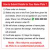 DG KRAFT Digitally Printed Name Plate for Home, Flat and Office (PNP-09) (Medium - 16"x8" inches) view 2