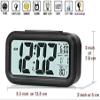 Eshoppyzon Digital Smart Backlight LCD Display Automatic Sensor, Date and Time, Temperature Plastic Alarm Clocks Heavy Sleepers Kids, Student, Bedroom, Office,Travel (Multicoloured) view 3