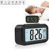 Eshoppyzon Digital Smart Backlight LCD Display Automatic Sensor, Date and Time, Temperature Plastic Alarm Clocks Heavy Sleepers Kids, Student, Bedroom, Office,Travel (Multicoloured) view 4