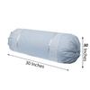 VHC 100% Cotton Lace Bolster Cover 30 * 30 Pack of 2 (Sky Blue) view 2