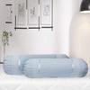 VHC 100% Cotton Lace Bolster Cover 30 * 30 Pack of 2 (Sky Blue) view 4