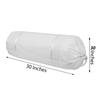 VHC 100% Cotton Lace Bolster Cover 30 * 30 Pack of 2 (White) view 2