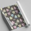 Accuprints Gift Wrapping Paper Pack Of 5|Design Elephant Print |Size 20 x 30 inch view 4