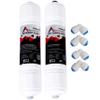 AQUALIQUID RO Platinum Post Carbon Filter + Sediment Filter + 4 pcs connactor with lock Suitable for All RO Water Purifier view 1