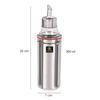 Eleven Rings Stainless Steel Oil Dispenser/Pourer, Silver (500 ML) view 3