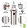 ELEVEN RINGS Stainless Steel Oil Dispenser/Pourer , Silver (350 ML) view 2