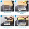 Vroxy 2-in-1 Sponge Box with Soap Dispenser Double Layer Kitchen Plastic Soap Dispenser Sponge Scrubber Holder, 380 ML view 2