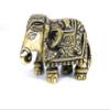 Vyomika Decor Brass Maharaja Elephant Showpiece| Handmade Brass Murti Handicrafts|Unique for Gift and Home and Office Decoration and Temple Worship|Size 1.8 Inche view 1