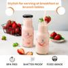 MACHAK 200 ml Glass Bottles for Milk, Juice with Rust Proof & Airtight Black Cap (2 Pieces) view 4