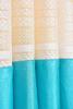 ZYFOX HOME 1 Piece Floral Net Polyester Curtains for Long Door 9 Feet, Aqua (Aqua, Long Door 9 Feet) view 2