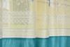 ZYFOX HOME 1 Piece Floral Net Polyester Curtains for Long Door 9 Feet, Aqua (Aqua, Long Door 9 Feet) view 4