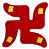 Avanti Creation Handcrafted Wooden Pair of Laxmi Feet Sticker & Swastik Sticker for Floor Decoration Wall Decoration Diwali Decoration Hindu Symbol (4X4) Inches view 4
