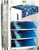 ZITIN Combo of Fridge/Refrigerator Top Cover, 1 Handle Cover and 3 Fridge Mats - Standard Size; -Set of 5 Pieces-Multicolor view 1