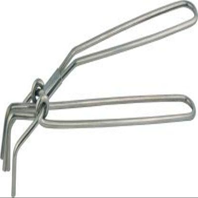 Ekonomica Stainless Steel High Durability Wire Pakkad/Kitchen Tong - 1 Unit - Diamater- 7.5 Inches
